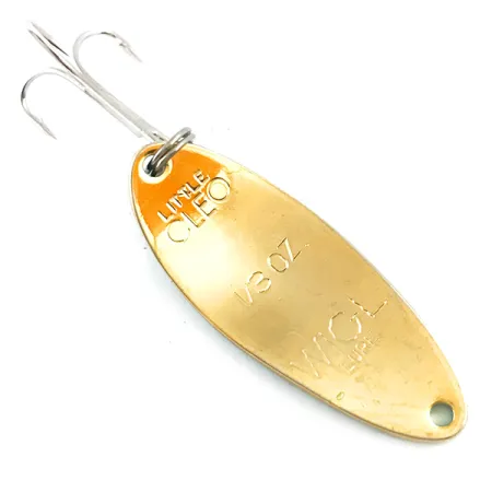 Acme Little Cleo Lepel, Metallic Groen/Goud, 9g, Overgangsmodel, #5296