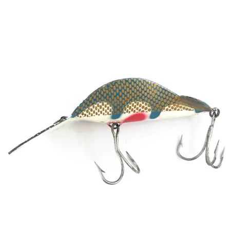 Buck Perry Spoonplug Lepel, Lichtblauw, 21g, Honingraatpatroon, #5300