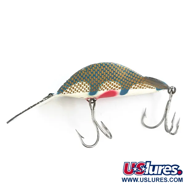 Buck Perry Spoonplug Lepel, Lichtblauw, 21g, Honingraatpatroon, #5300