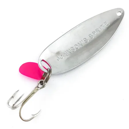 Johnson Sprite Lepel, Nikkel / Rood, 5g, USA Vintage, #5311