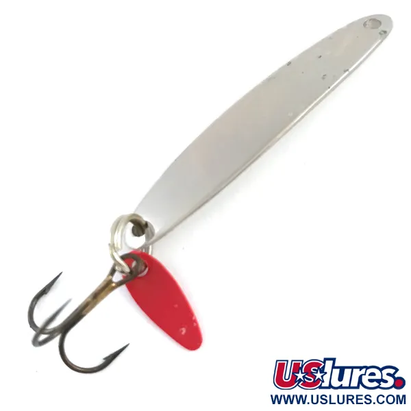 Bay de Noc Swedish Pimple Jig, Nikkel / Rood, 6g, #5313