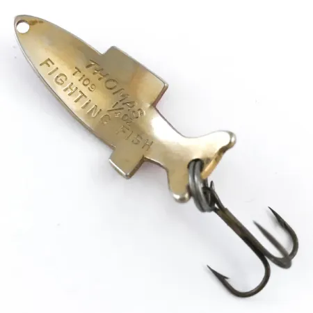 Thomas Fighting fish Lepel, Goud / Rood, 7g, Schubbenpatroon, #5328