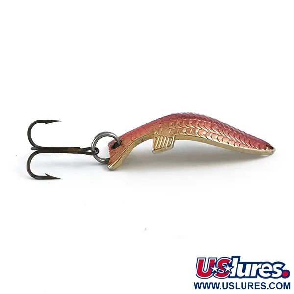 Thomas Fighting fish Lepel, Goud / Rood, 7g, Schubbenpatroon, #5328