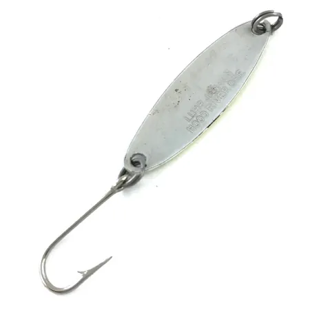 Luhr Jensen Needlefish 1 UV Lepel, Chartreuse/Zwart/Wit, 2g, UV, #5343