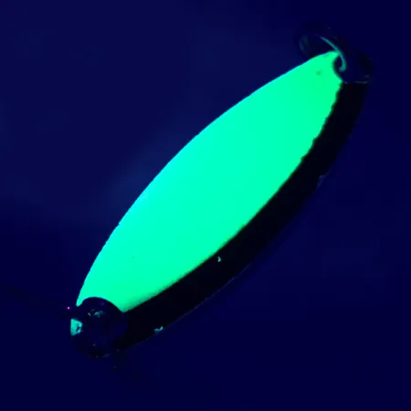 Luhr Jensen Needlefish 1 UV Lepel, Chartreuse/Zwart/Wit, 2g, UV, #5343