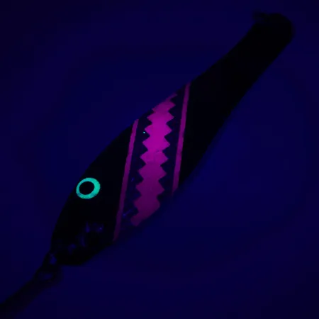 Trinidad Tackle OPTIMIZER Trolling Spoon UV, Zwart/Rood/Zilver, 17g, #5346