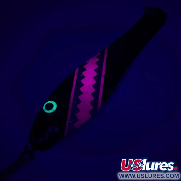 Trinidad Tackle OPTIMIZER Trolling Spoon UV, Zwart/Rood/Zilver, 17g, #5346