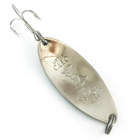 Seneca Little Cleo (Hula Girl) Lepel, Wit Parelmoer/Nikkel, 18g, #5387