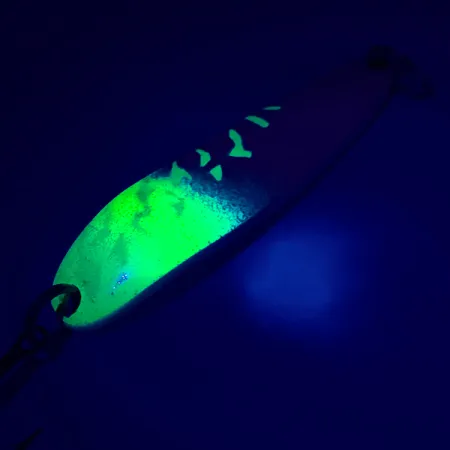 Luhr Jensen Krocodile Die #4 Lepel, White Pearl/Green, 19g, #5417