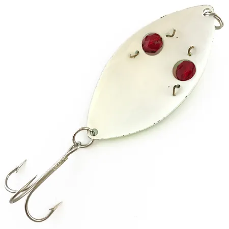 Eppinger Red Eye Wiggler Lepel, Groen/Rood/Wit, 25g, Kraaloogjes, #5419