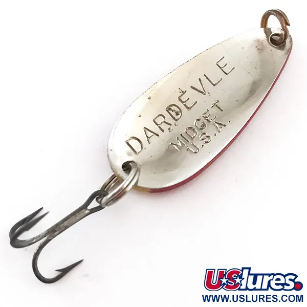 Eppinger Dardevle Midget Lepel, Rood/Geel/Nikkel, 6g, #5428