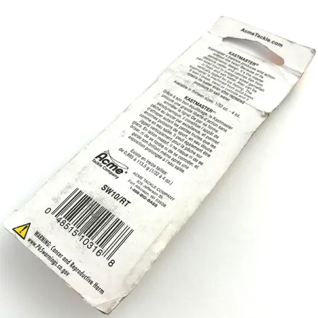 Acme Kastmaster Lepel, Rainbow Trout UV Glow, 7g, Messing, #5824