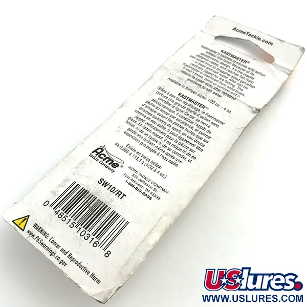 Acme Kastmaster Lepel, Rainbow Trout UV Glow, 7g, Messing, #5824