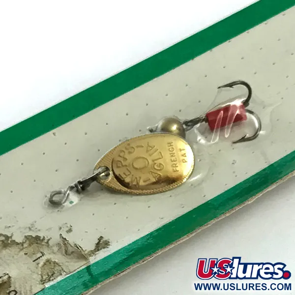 Mepps Aglia 0 Spinner, Goud, 2.5g, Klassiek blad, #5450