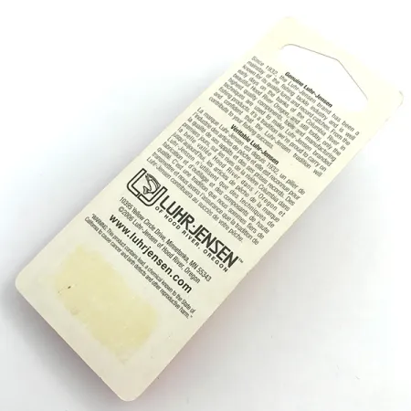 Luhr Jensen Krocodile Die #4 Lepel, Rood/Wit, 14g, Enkele Haak, #5453