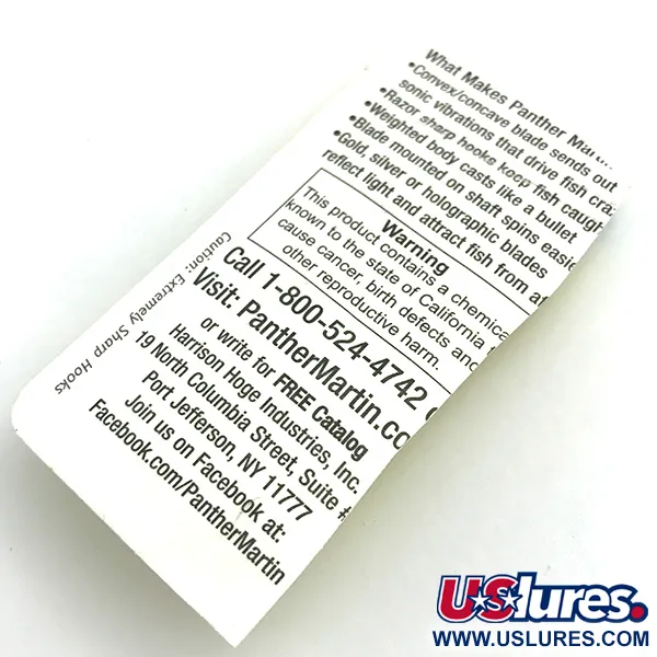 Panther Martin 4 Spinner, Blue Trout, 4g, Inline-blad, #5459