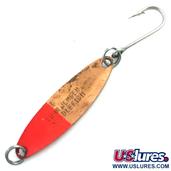 Luhr Jensen Needlefish 1 Lepel, Copper / Red, 2g, Gehamerd, #5463