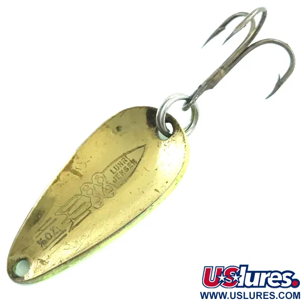 Luhr Jensen Lepel, Geel / Rood / Goud, 5g, UV-afwerking, #5465