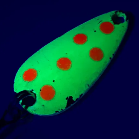 Luhr Jensen Lepel, Geel / Rood / Goud, 5g, UV-afwerking, #5465