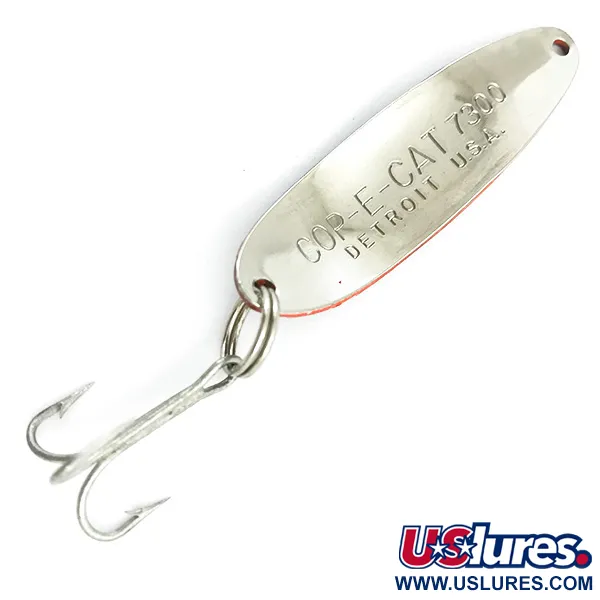 Dardevle Cop-E-Cat 7300 Lepel, Rood/Zwart/Nikkel, 10g, Schubben, #5498