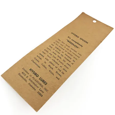 Hydro Lures Weedless Hydro Spoon Lepel, Gray/Black, 14g, #5550