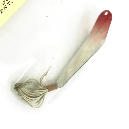 Weedless Barney Spoon Lepel, Rood / Wit, 7g, Anti-wier, #5551