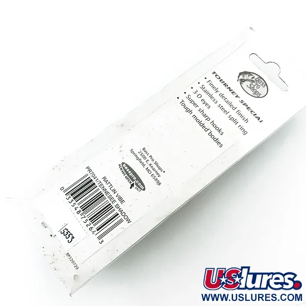 Bass Pro Shops Lipless Crankbait, Lichtblauw / Rood, 14g, Schubben, #5553