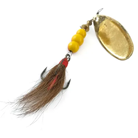 Silverlake Spinner, Goud / Blauwe Glitter, 9g, Gebonden Dreg, #5558