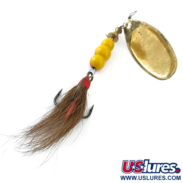 Silverlake Spinner, Goud / Blauwe Glitter, 9g, Gebonden Dreg, #5558