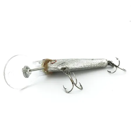 Bagley Small Fry Shad Plug, Zilver, 9g, Schubbenpatroon, #5569