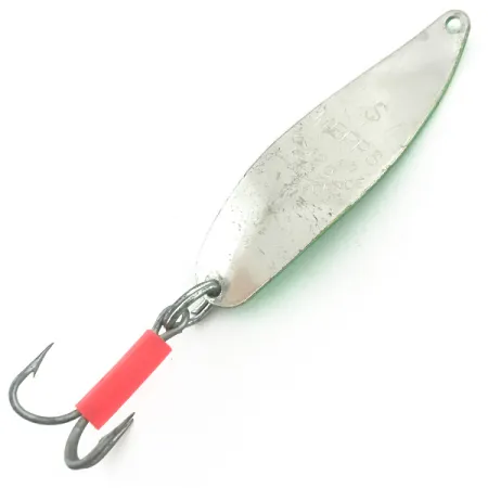 Mepps Syclops 1 Lepel, Green Metallic / Zilver, 12g, #5573