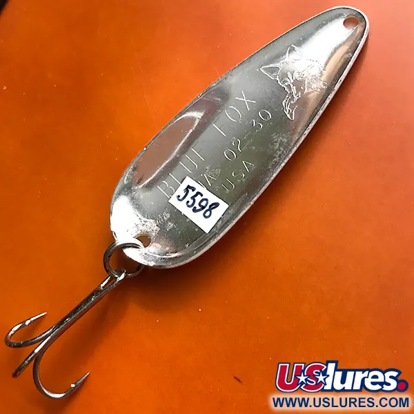 Blue Fox Strobe Aqua Lepel, Trout / Nickel, 10g, Vintage, #5598