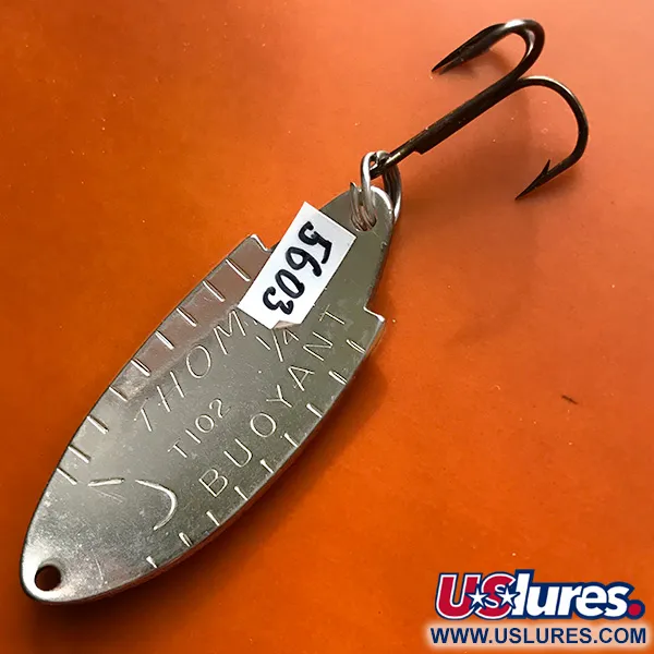 Thomas Buoyant Lepel, Regenboogforel/Nikkel, 7g, Messing, #5603