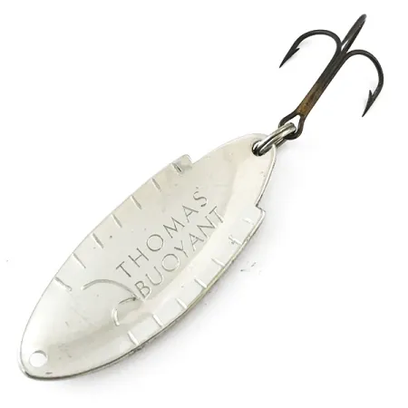 Thomas Buoyant Lepel, Nikkel/Rood/Zwart/Geel, 7g, Gekerfd, #5604