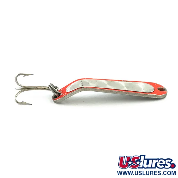 Luhr Jensen Hus-lure Lepel, Nickel/Orange UV Glow, 4g, #5610