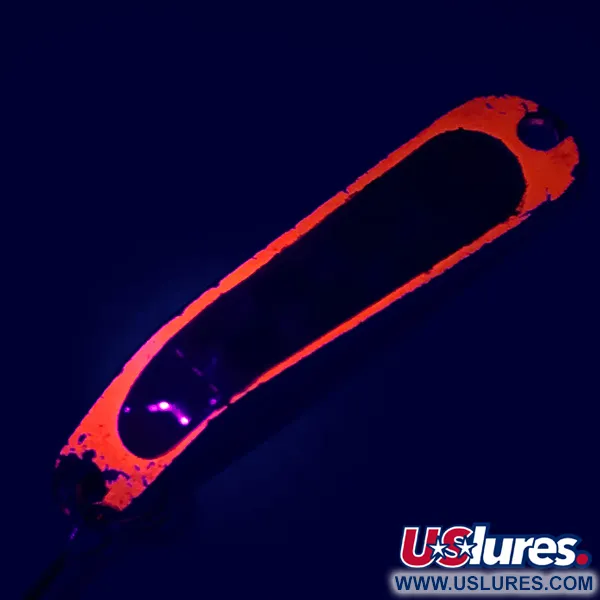 Luhr Jensen Hus-lure Lepel, Nickel/Orange UV Glow, 4g, #5610