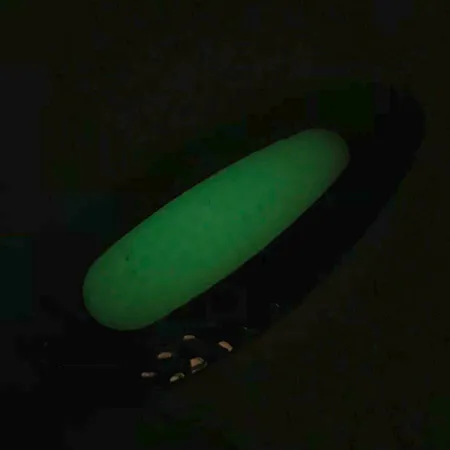 Blue Fox Pixee Lepel, Gehamerd Nikkel, 24g, Glow-in-the-dark, #5615