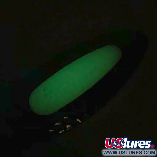 Blue Fox Pixee Lepel, Gehamerd Nikkel, 24g, Glow-in-the-dark, #5615