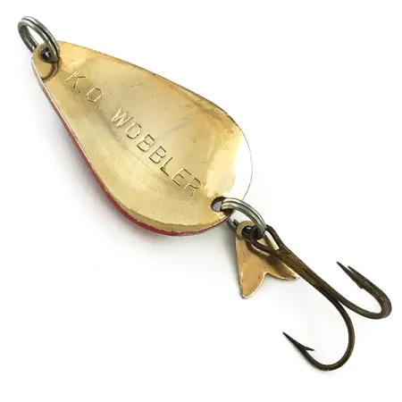 Acme K.O. Wobbler Lepel, Rood / Wit / Goud, 14g, Sonic Flipper, #5628