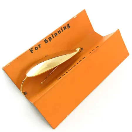 Vintage Johnson Silver Minnow Lepel, Goud, 9g, Wierloos, #5632