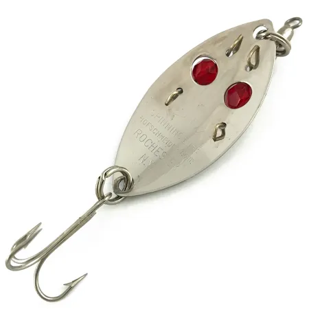 Hofschneider Red Eye junior Lepel, Nikkel/Paars, 10g, Glasogen, #5641