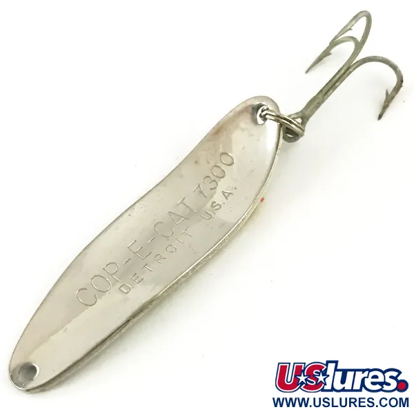 Dardevle Cop-E-Cat 7300 Lepel, Snoek/Nikkel, 10g, Gehamerd, #5652