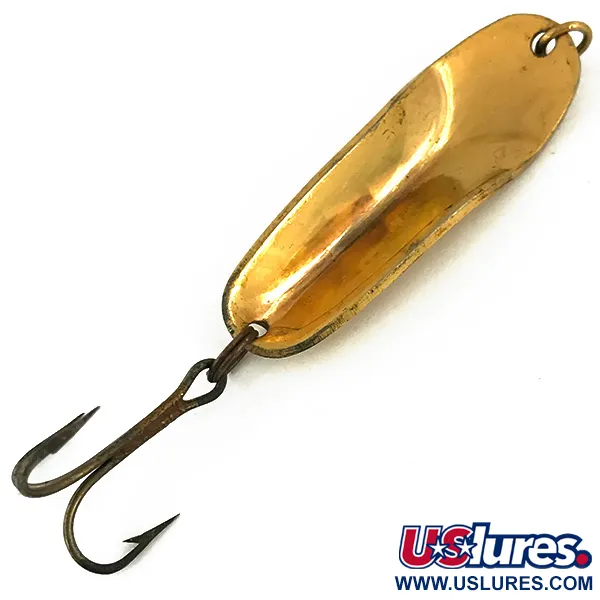 Pflueger Chum Lepel, Goud, 7g, Vintage USA, #5659