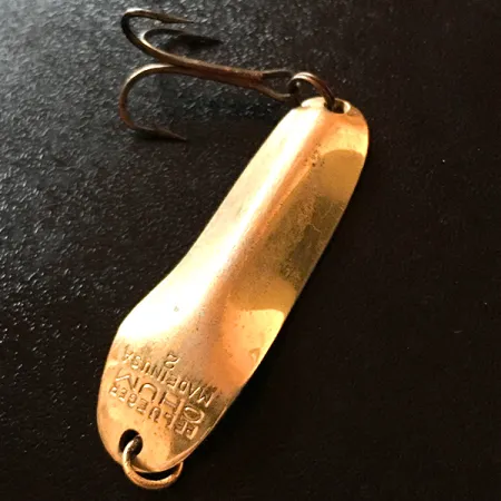 Pflueger Chum Lepel, Goud, 7g, Vintage USA, #5659