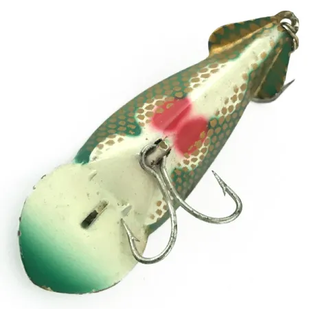 Buck Perry Spoonplug Kunstaas, Groen/Wit/Goud/Rood, 7g, Structuur, #5670