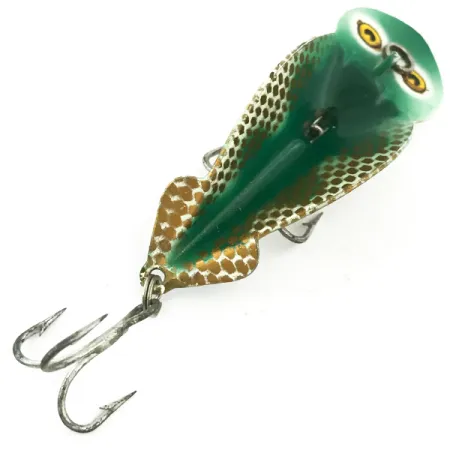 Buck Perry Spoonplug Kunstaas, Groen/Wit/Goud/Rood, 7g, Structuur, #5670