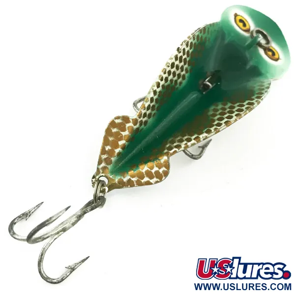 Buck Perry Spoonplug Kunstaas, Groen/Wit/Goud/Rood, 7g, Structuur, #5670