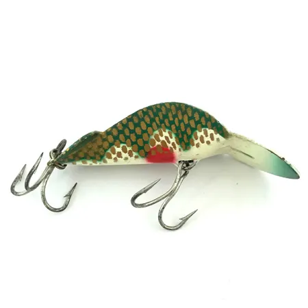 Buck Perry Spoonplug Kunstaas, Groen/Wit/Goud/Rood, 7g, Structuur, #5670