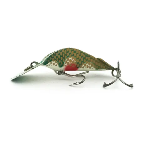 Buck Perry Spoonplug Kunstaas, Groen/Wit/Goud/Rood, 7g, Structuur, #5670