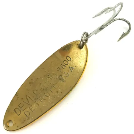 Dardevle Devle Dog 7600 Lepel, Five of Diamonds, 10g, Vintage, #5678